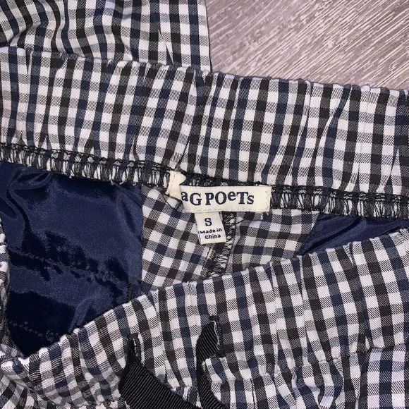 Black and white gingham joggers - Picture 3 of 3